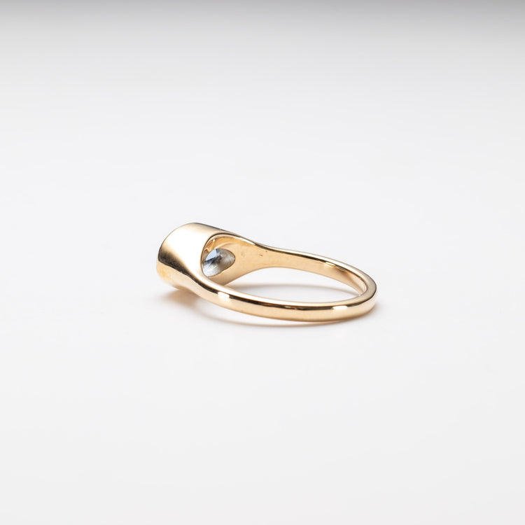 14K Aquamarine Ring