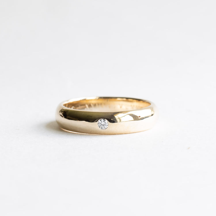 Men's Diamond Wedding 5mm Band