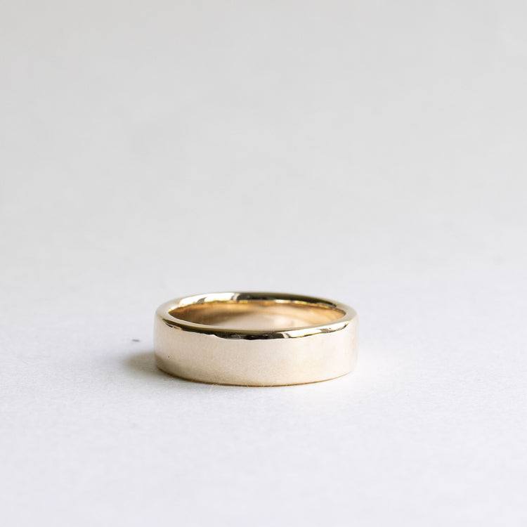 Men's Flat 6mm Wedding Band
