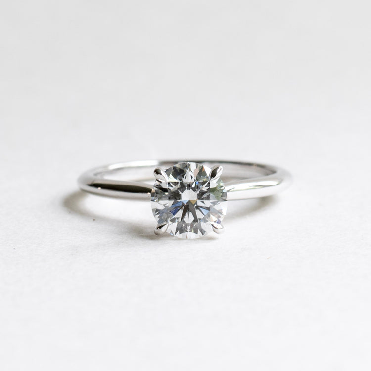 14K 1.25 Carat Lab Diamond Engagement Ring