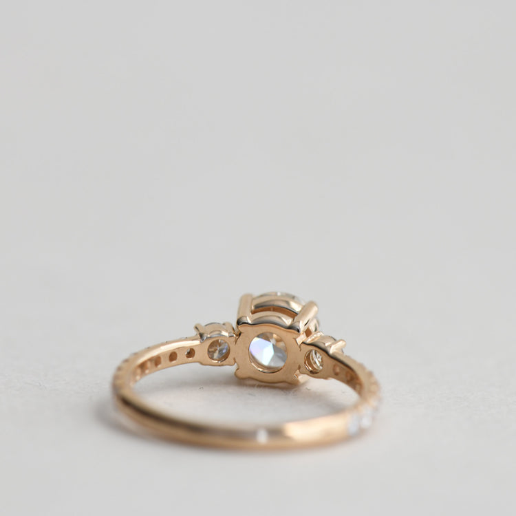 14K 1 Carat Lab Diamond Ring