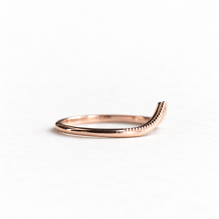14K Milgrain Crown