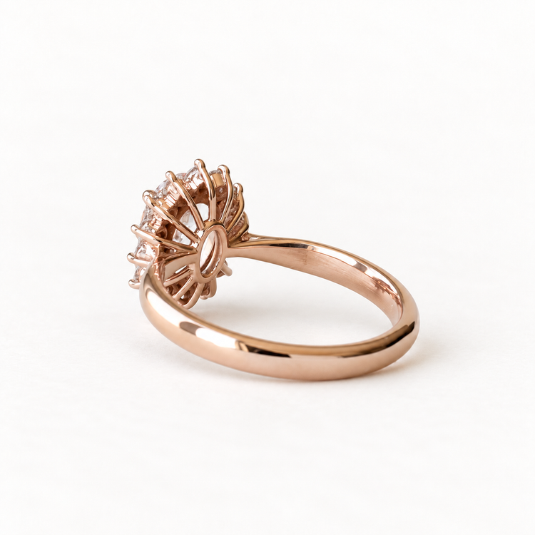14K Pink Morganite Ring