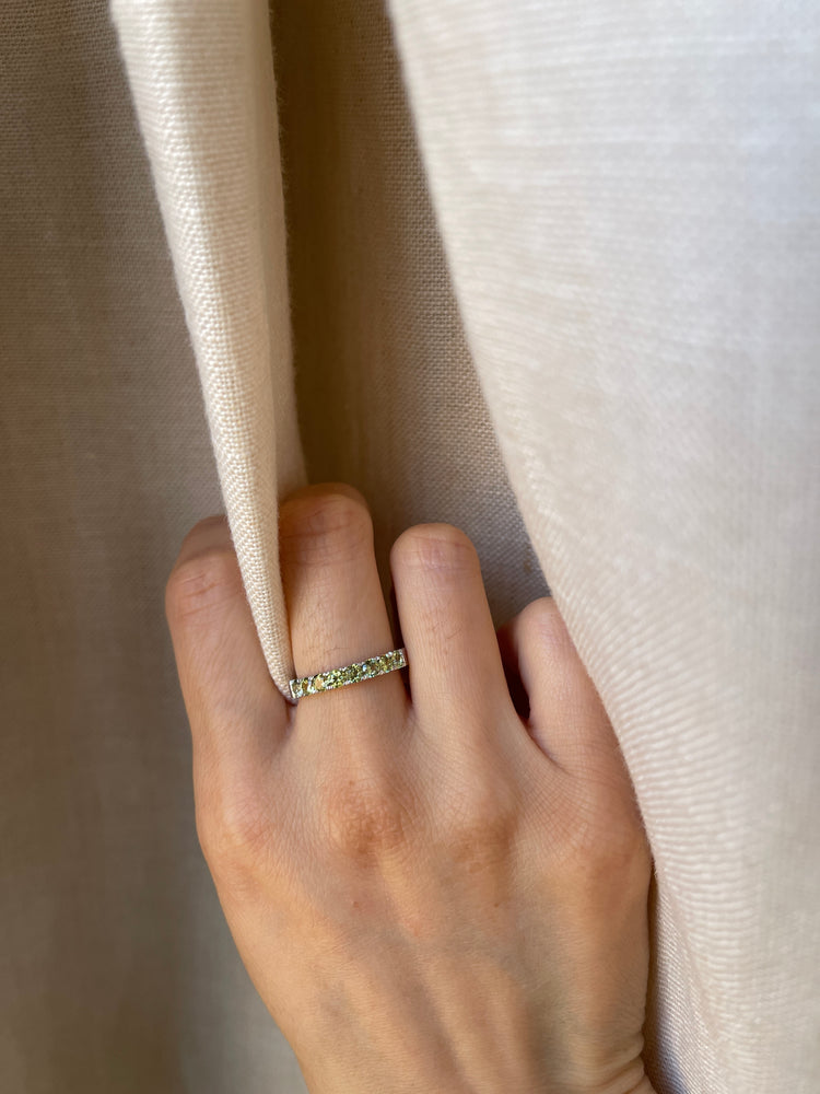 14K 3mm Australian Sapphire Anniversary Band