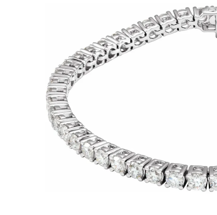 Natural Diamond Tennis Bracelet