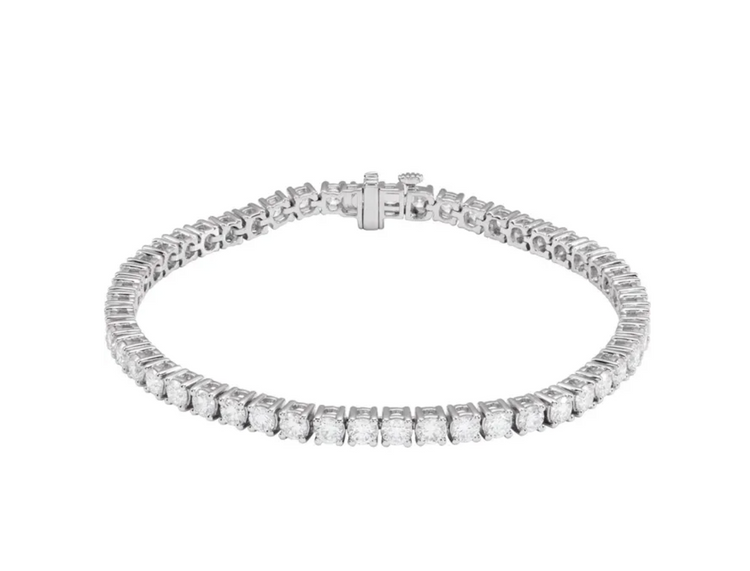 Natural Diamond Tennis Bracelet