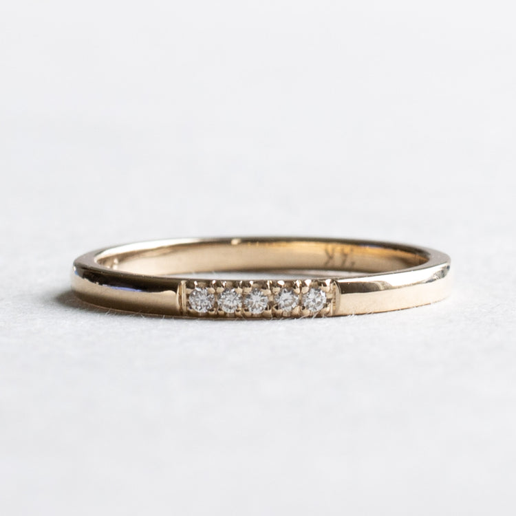 14k Diamond Band