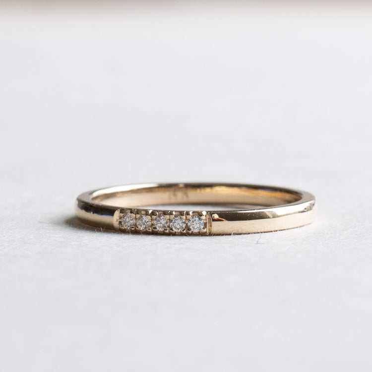 14k Diamond Band