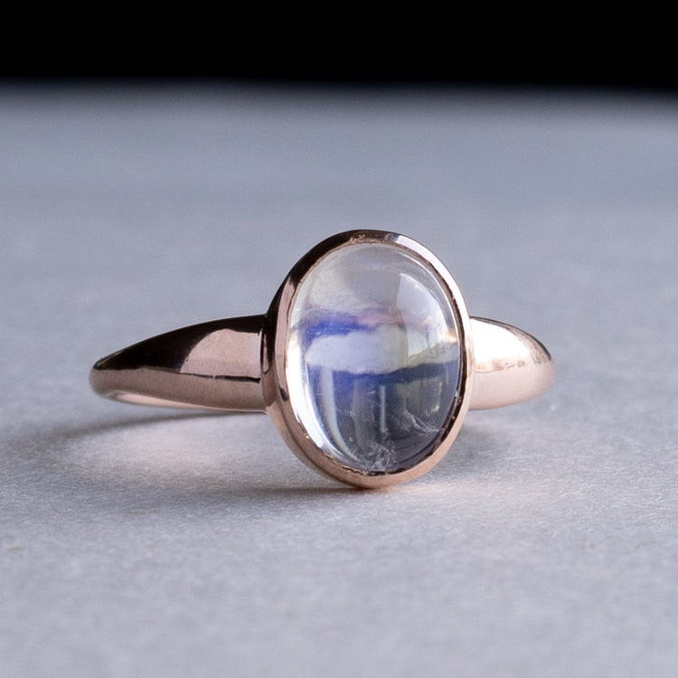 14k Moonstone Ring