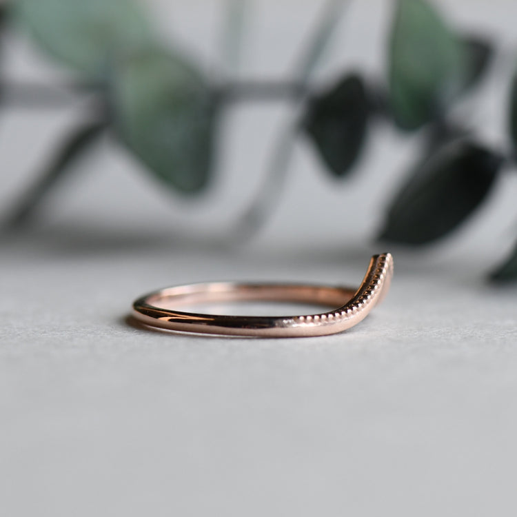 14K Milgrain Crown