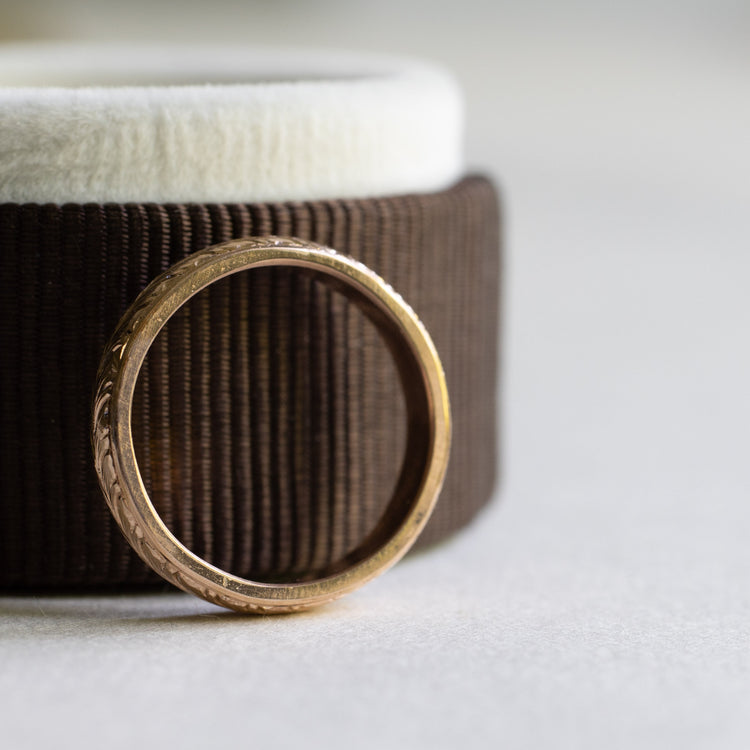 14K Rose Gold Band