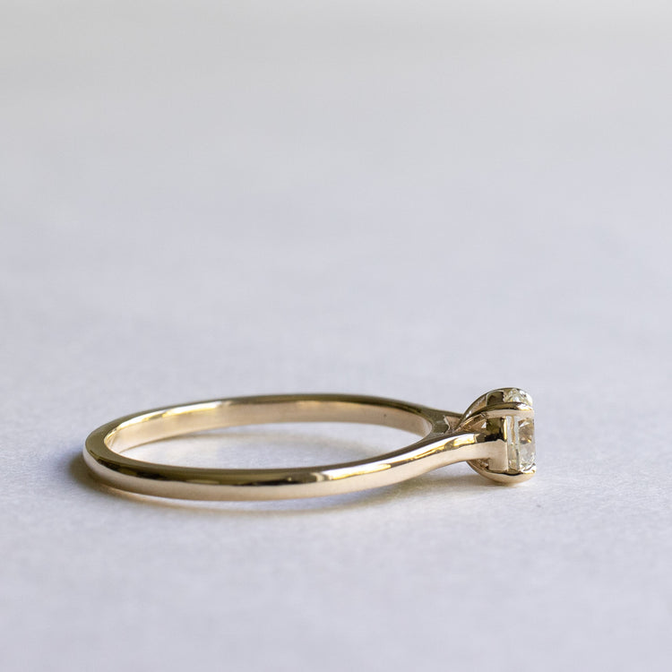 14K Gold 0.5 CT Diamond Solitaire Ring