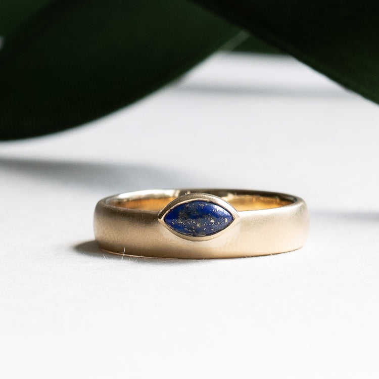 14K Lapis Band