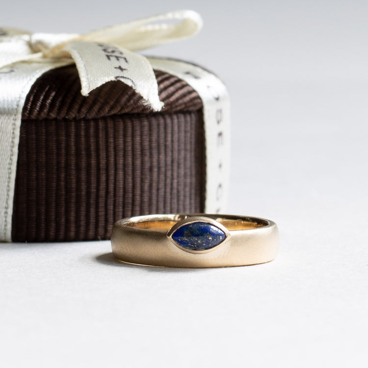 14K Lapis Band