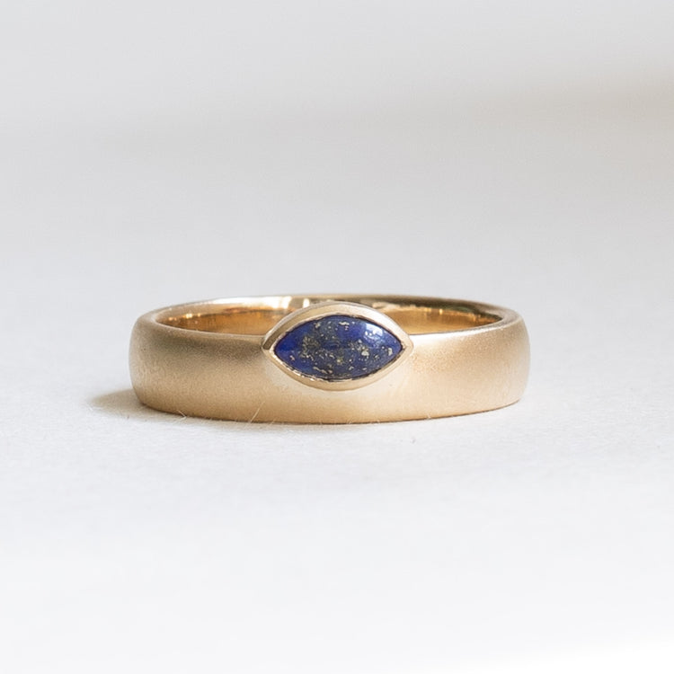 14K Lapis Band