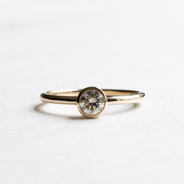 14K 0.5 Carat GIA Diamond Ring