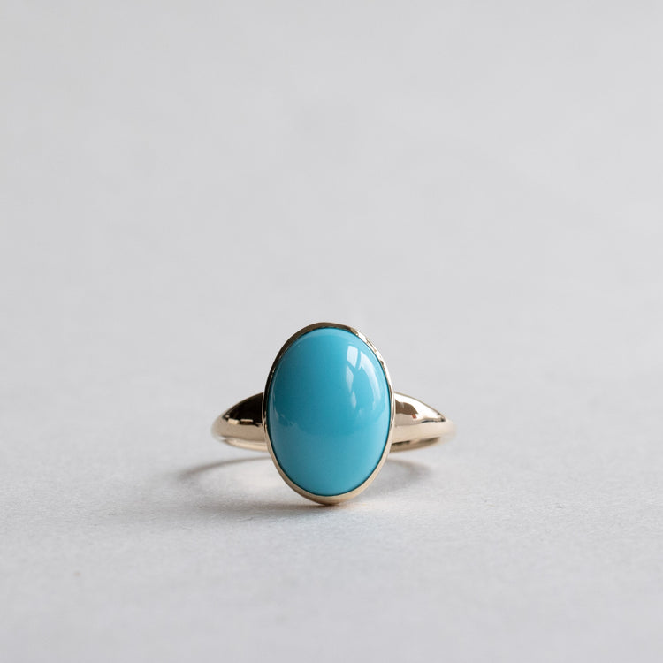 14K American Turquoise Ring