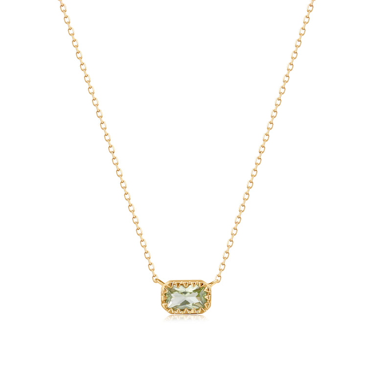 14k Peridot Necklace