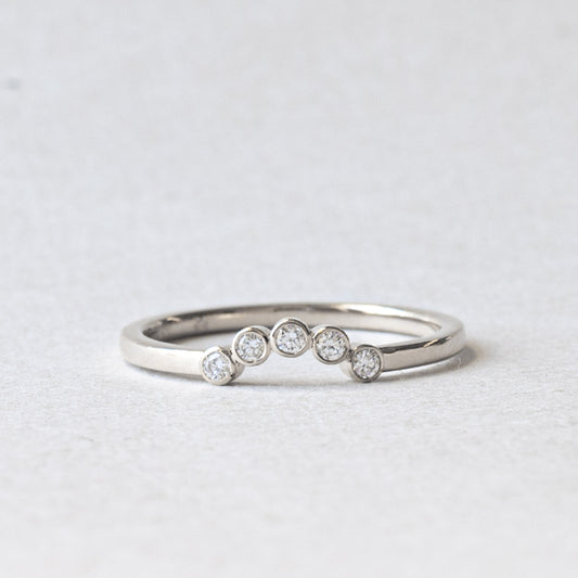 14K Lab Diamond Ring Guard