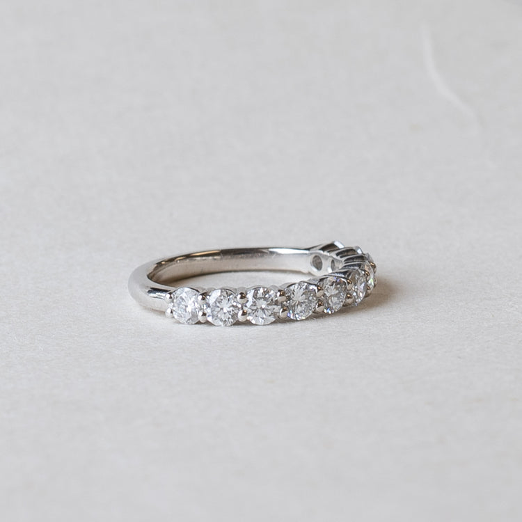 Platinum 2.75mm Round Anniversary Lab Diamond Band