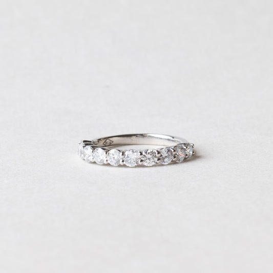 Platinum 2.75mm Round Anniversary Lab Diamond Band