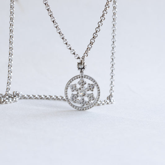 Snowflake Diamond Necklace