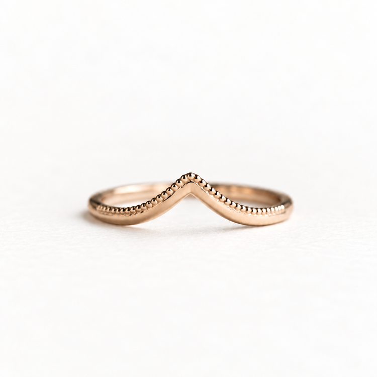 14K Milgrain Crown