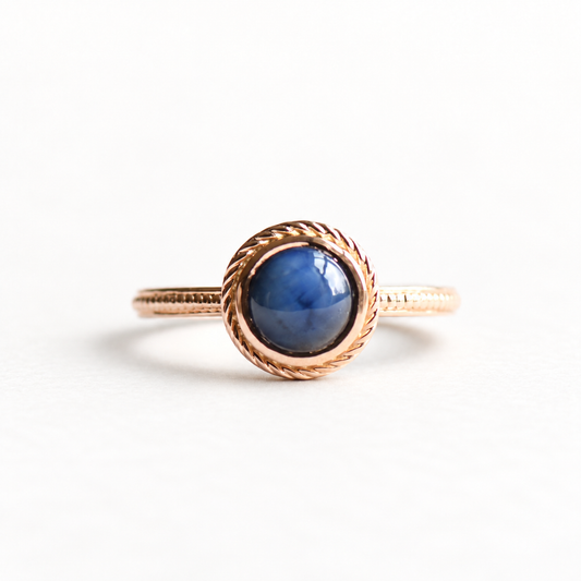 14K Blue Star Sapphire