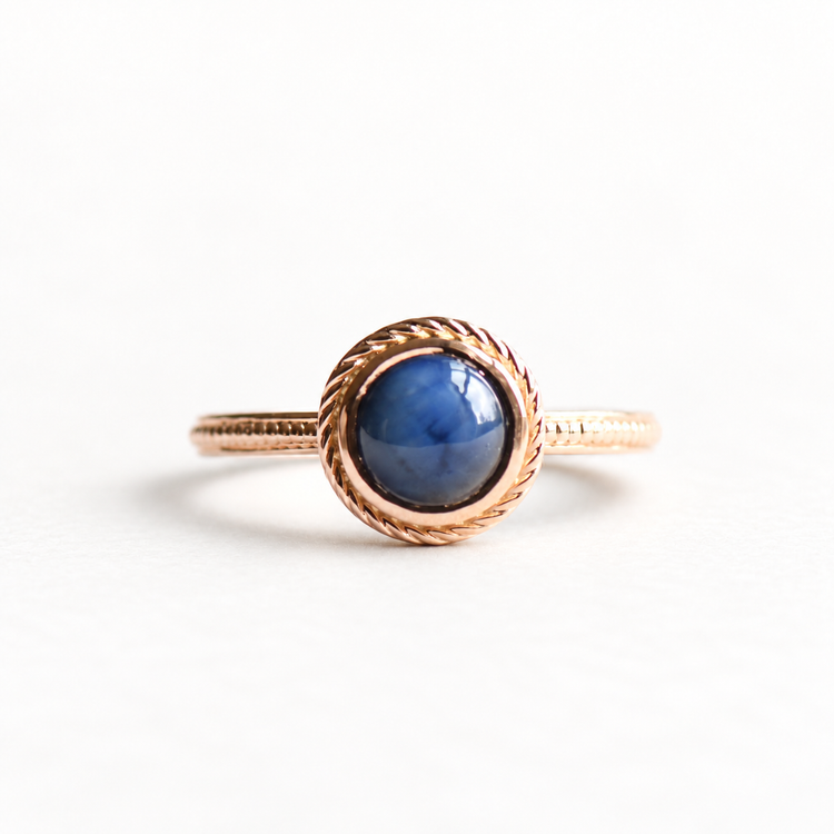 14K Blue Star Sapphire