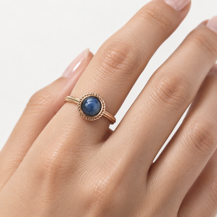 14K Blue Star Sapphire