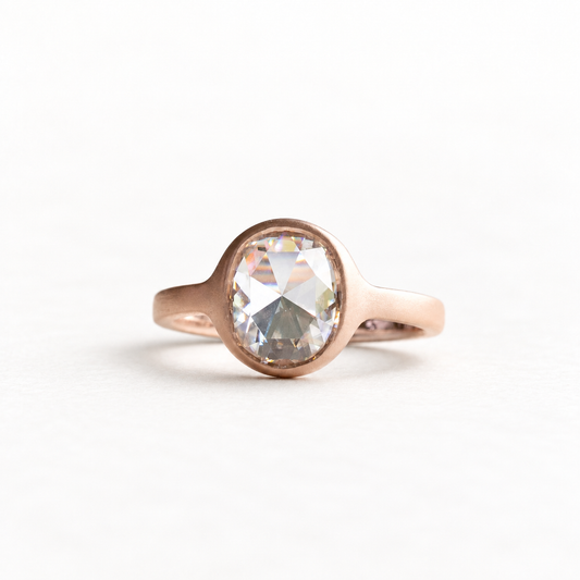 14K Moissanite Ring