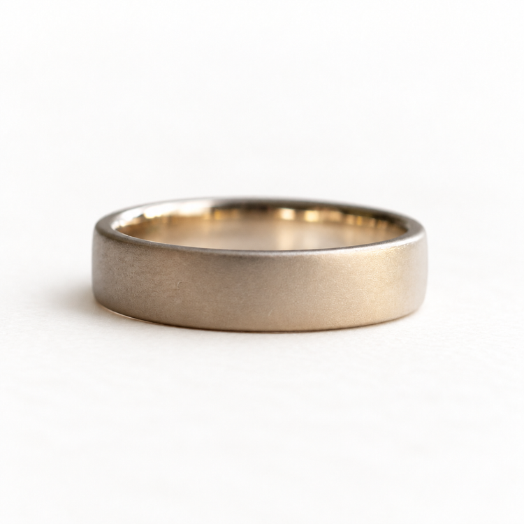 14k Yellow Gold 5mm Flat Band