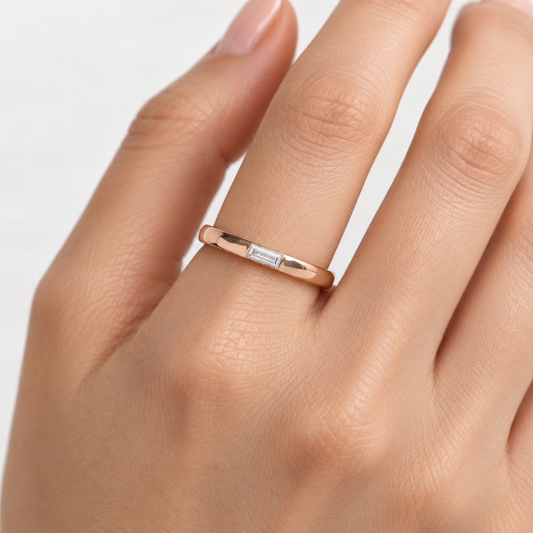 14K Baguette Ring