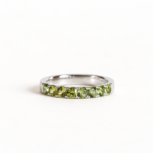 14K 3mm Australian Sapphire Anniversary Band