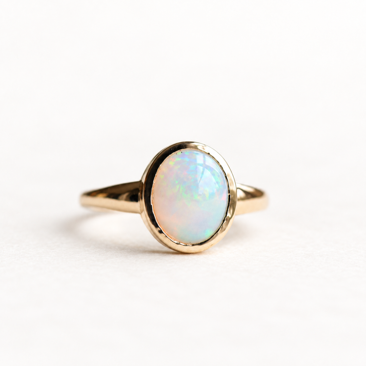 14k Ethiopian Opal Ring
