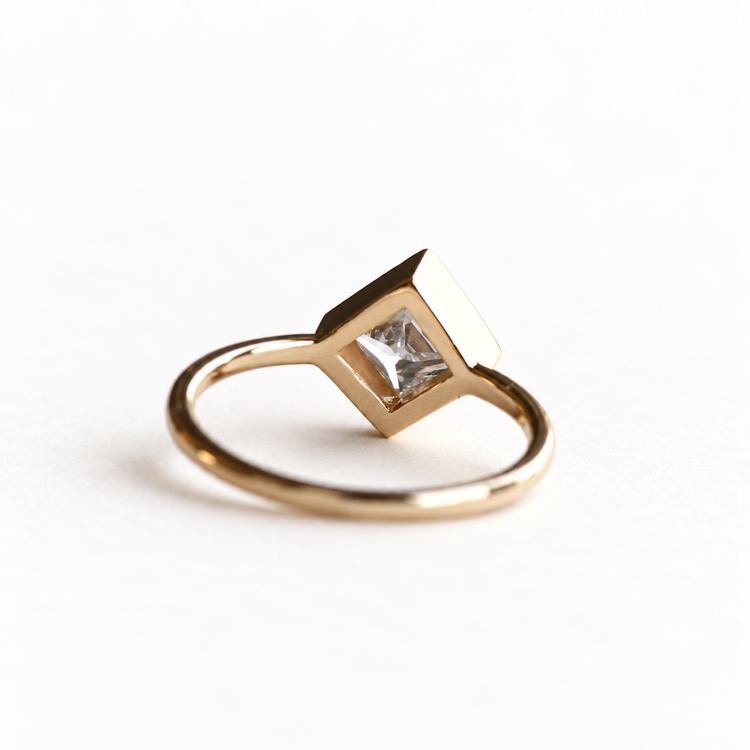 14k Princess Cut Ring