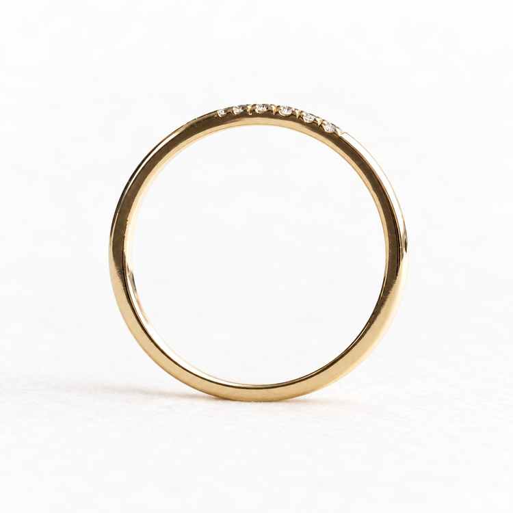 14k Diamond Band
