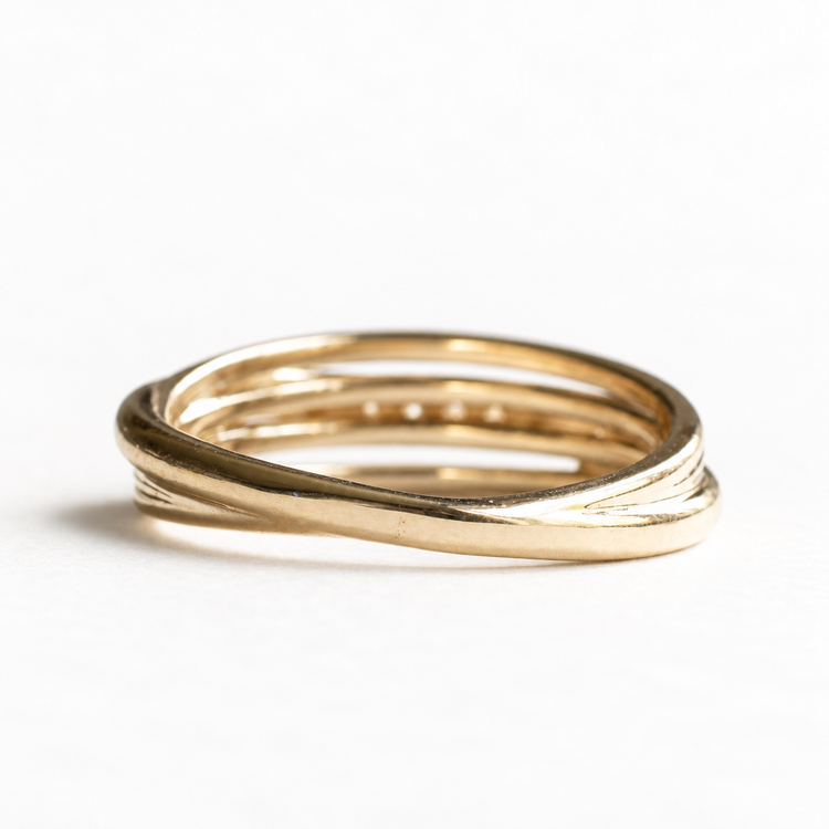 14K Five Stone Diamond Ring