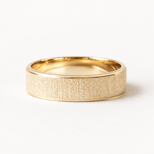 14K Yellow Gold 6mm Wedding Band