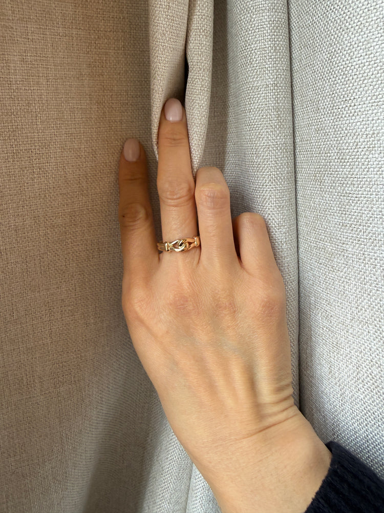 14k Yellow Gold Bucket Ring