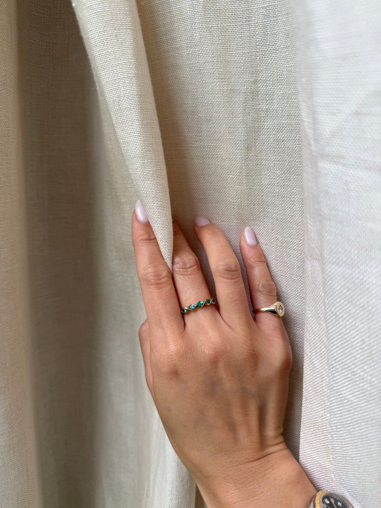 14K 0.5 CTW Emerald Ring