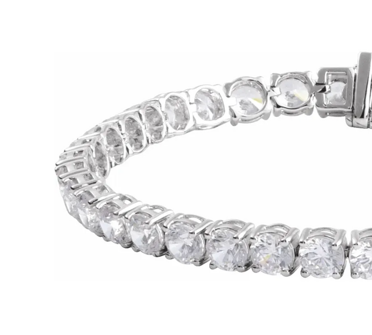 Natural Diamond Tennis Bracelet