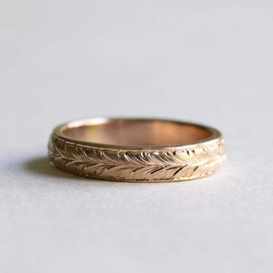 14K Rose Gold Band