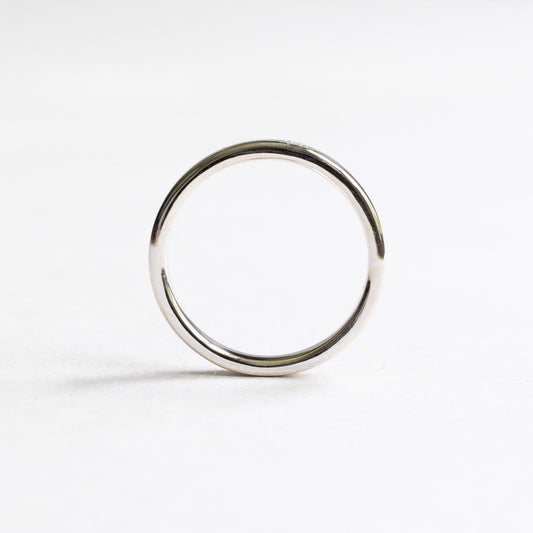 14K Princess Cut Diamond Band