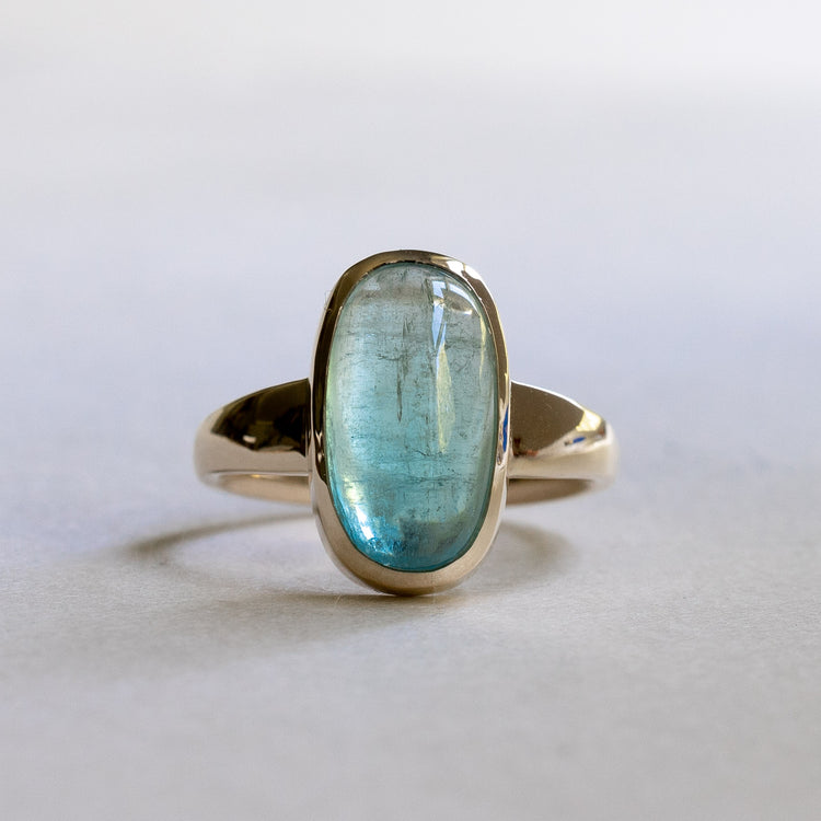 14K Ombre Tourmaline Ring