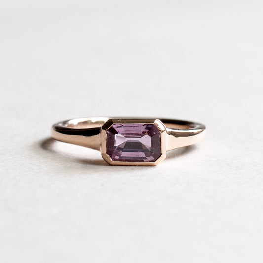 14K Pink Sapphire Ring