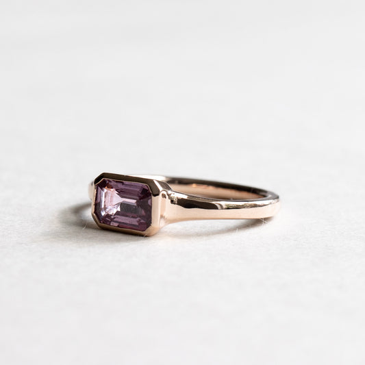 14K Pink Sapphire Ring