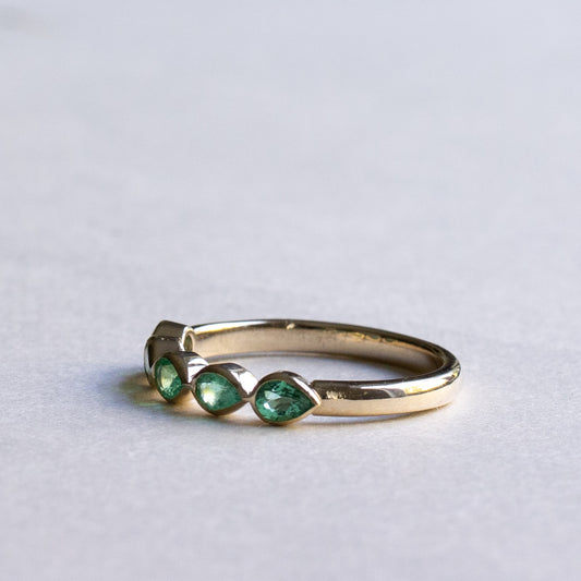 14K 0.5 CTW Emerald Ring