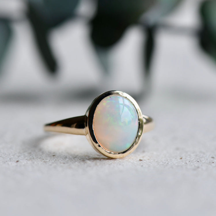 14k Ethiopian Opal Ring