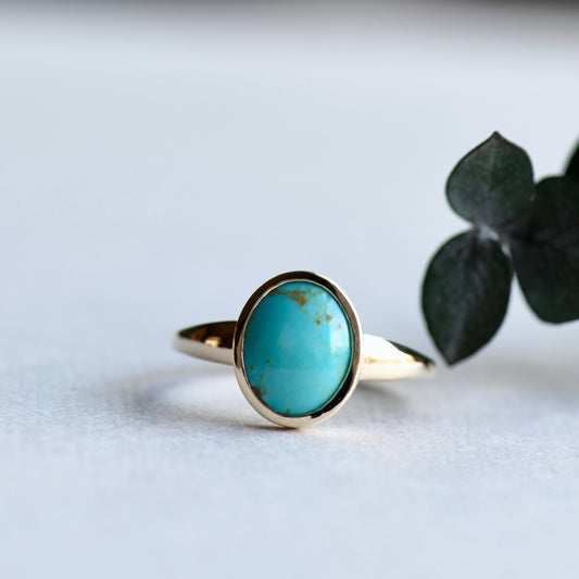 14k Turquoise Ring